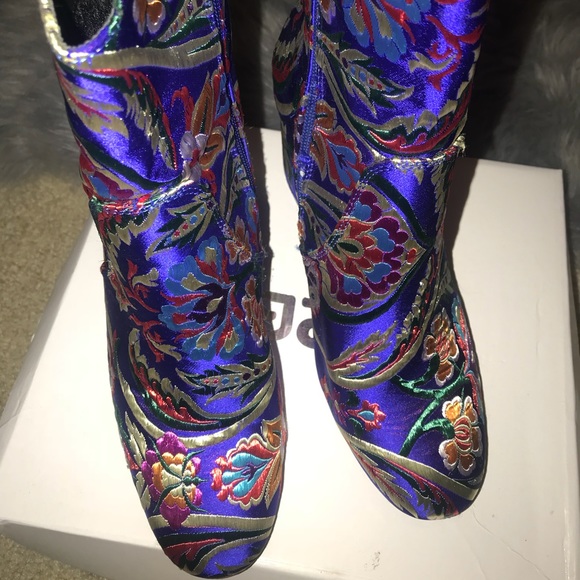 Blue ankle booties - Picture 2 of 3